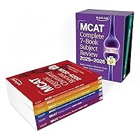 MCAT Complete 7-Book Subject Review 2025-2026, Set Includes Books, Online Prep, 3 Practice Tests (Kaplan Test Prep) MCAT Complete 7-Book Subject Review 2025-2026, Set Includes Books, Online Prep, 3 Practice Tests (Kaplan Test Prep) Paperback