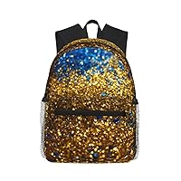 Glitter Pattern Print Backpack Lightweight,Durable & Stylish Travel Bags, Sports Bags, Men Women Bags