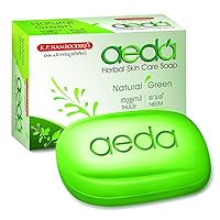 AEDA Natural Green Soap 75g (Pack of 4)