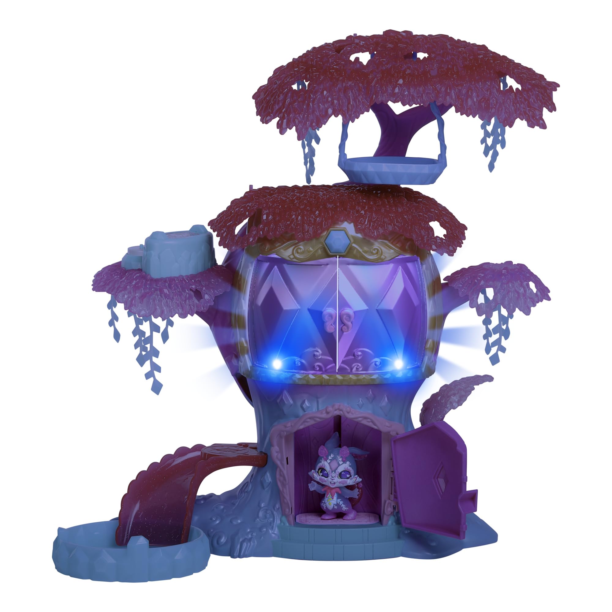 Magic Mixies Mixlings Magic Light-Up Treehouse with Magic Room Reveal and Exclusive Glow Magic Mixling and Wand | Amazon Exclusive