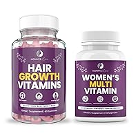 Mommyz Love Postpartum Hair Loss Vitamin - Biotin Gummies for Hair Growth, Radiant Skin and Strong Nails Plus Womens Daily Multivitamins for Women's Health, Energy, Focus and Mood