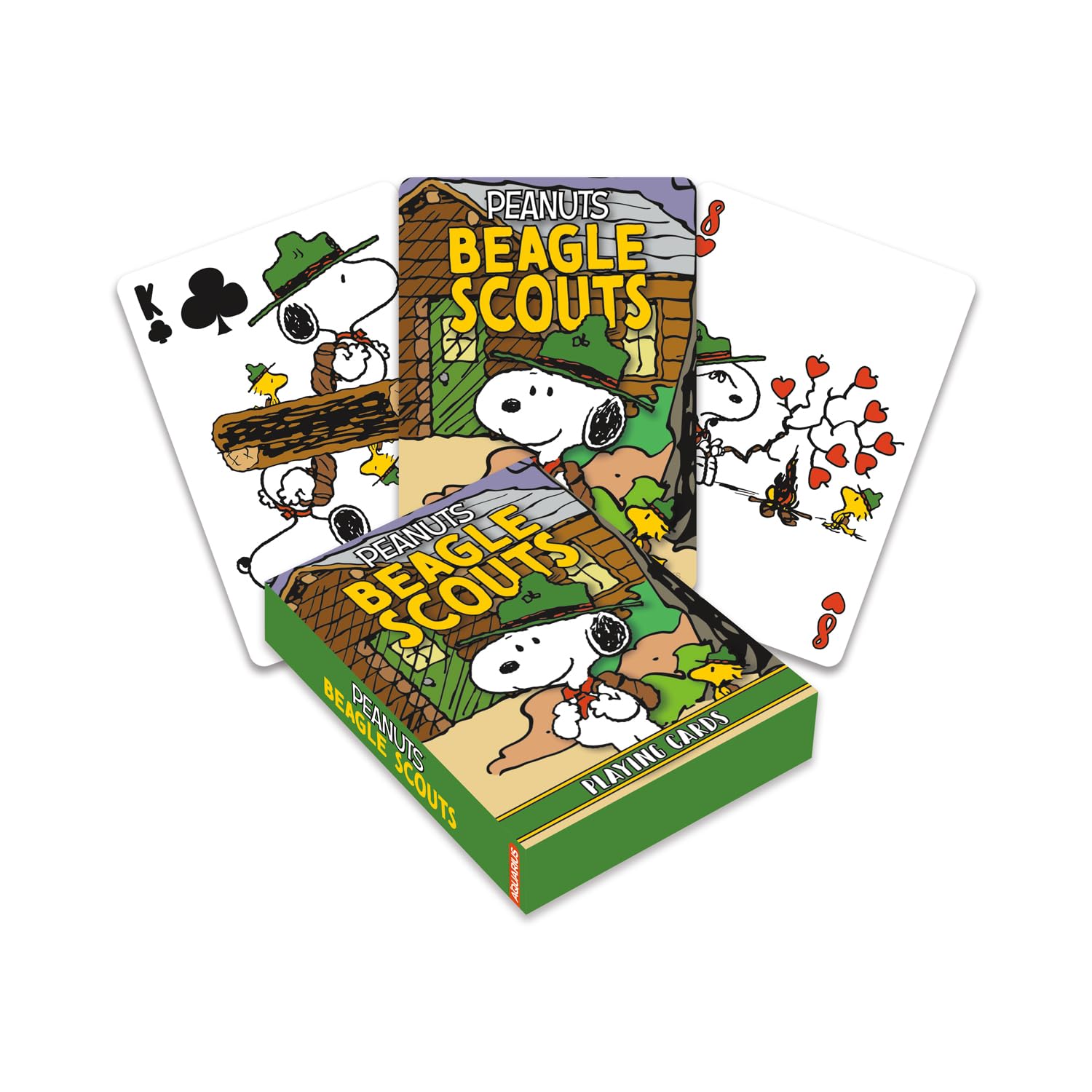 AQUARIUS Snoopy Beagle Scouts Playing Cards – Snoopy Beagle Scouts Themed Deck of Cards for Your Favorite Card Games - Officially Licensed Peanuts Merchandise & Collectibles