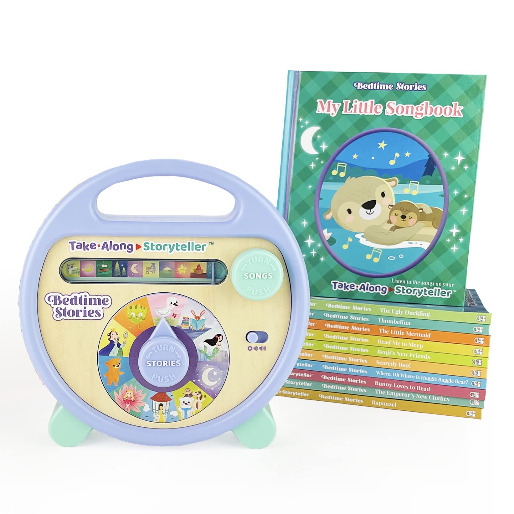 Take-Along Storyteller Bedtime Stories Interactive Electronic Take Along Storyteller with 11 Books, Ages 3-8