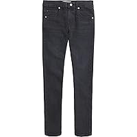 Calvin Klein Boys' Skinny Fit Stretch Denim Jeans, 5-Pocket Style, Zipper Fly & Button Closure