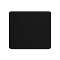 XL Gaming Mouse Mat/Pad - Stealth Edition- Large, Wide (XL) Black Cloth Mousepad, Stitched Edges | 16