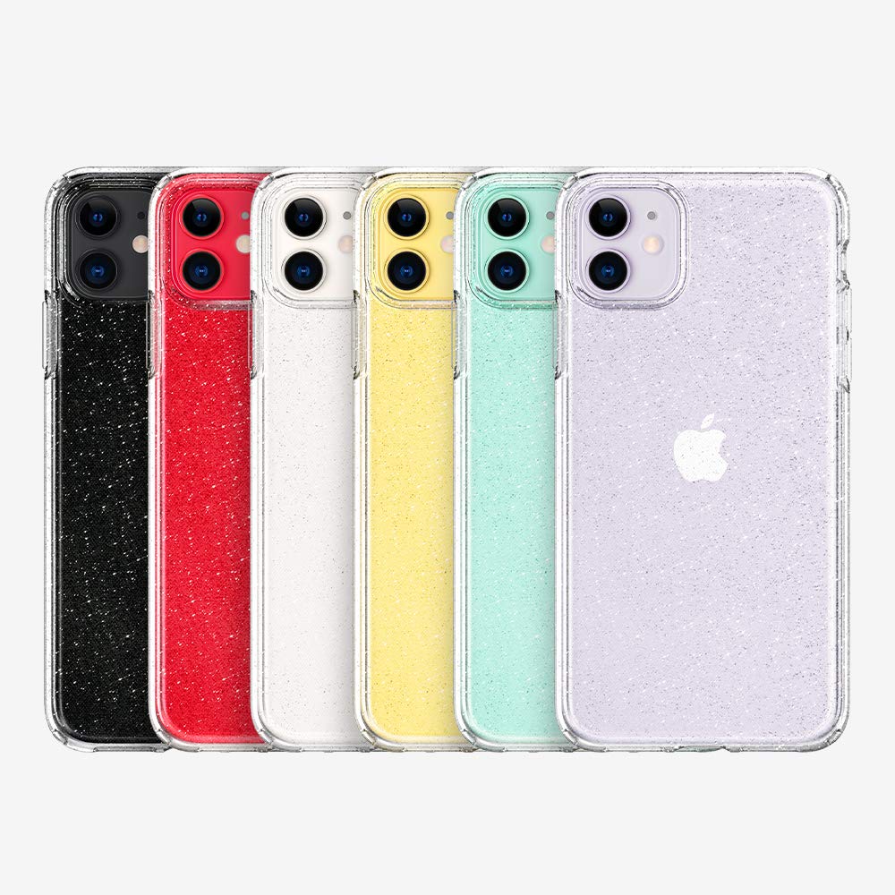 Spigen Liquid Crystal Glitter Designed for iPhone 11 Case (2019) - Crystal Quartz