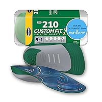Dr. Scholl’s® Custom Fit® Orthotics 3/4 Length Inserts, CF 210, Customized for Your Foot & Arch, Immediate All-Day Pain Relief, Lower Back, Knee, Plantar Fascia, Heel, Insoles Fit Men & Womens Shoes