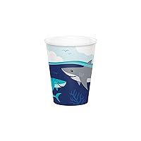 Creative Converting Shark Party Paper Cups, 8 ct