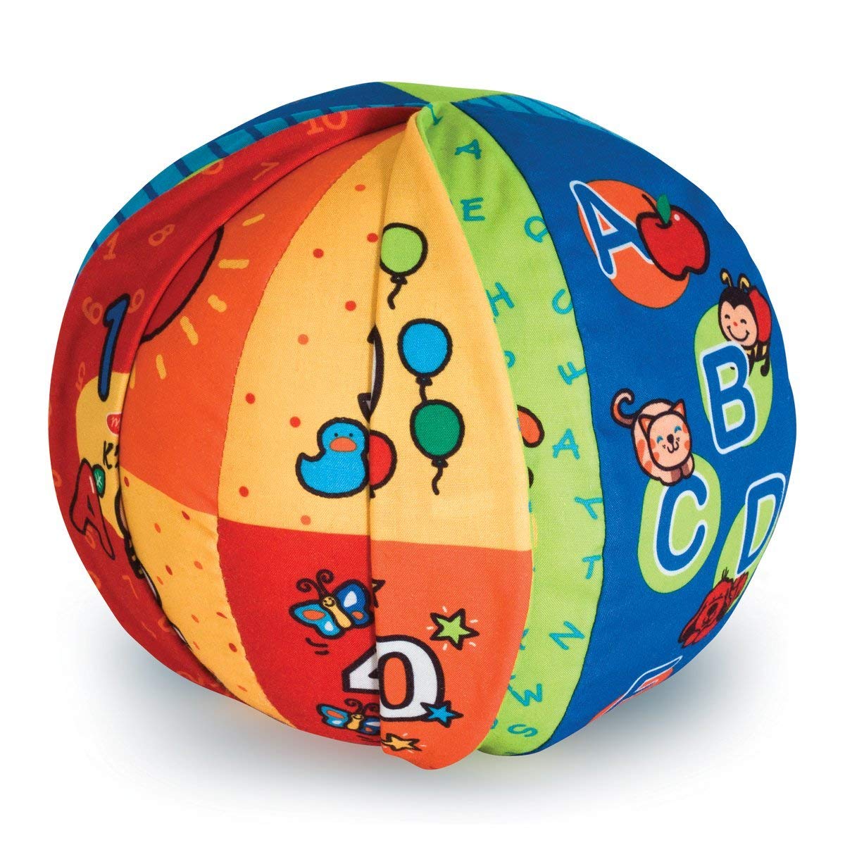 Melissa & Doug 2-in-1 Talking Ball: K's K i d s Series Learning Toy Bundle with 1 Theme Compatible M&D Scratch Fun Mini-Pad (09181)