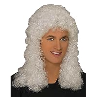 Men's Adult Judge Costume Wig