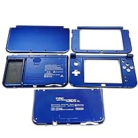 New Blue Color DIY New3DSXL Extra Shells Housing Case ABCDE 5 Face Set Replacement, for New3DS New 3DS XL LL 3DSXL 3DSLL Game Consoles, Outer Enclosure Top/Bottom Cover Plates Faceplate