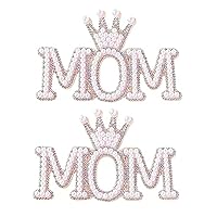 Happy Mother's Day Cake Topper Mom Letter Cake topper Mother's Day Party Cake Decorations Supplies Pink