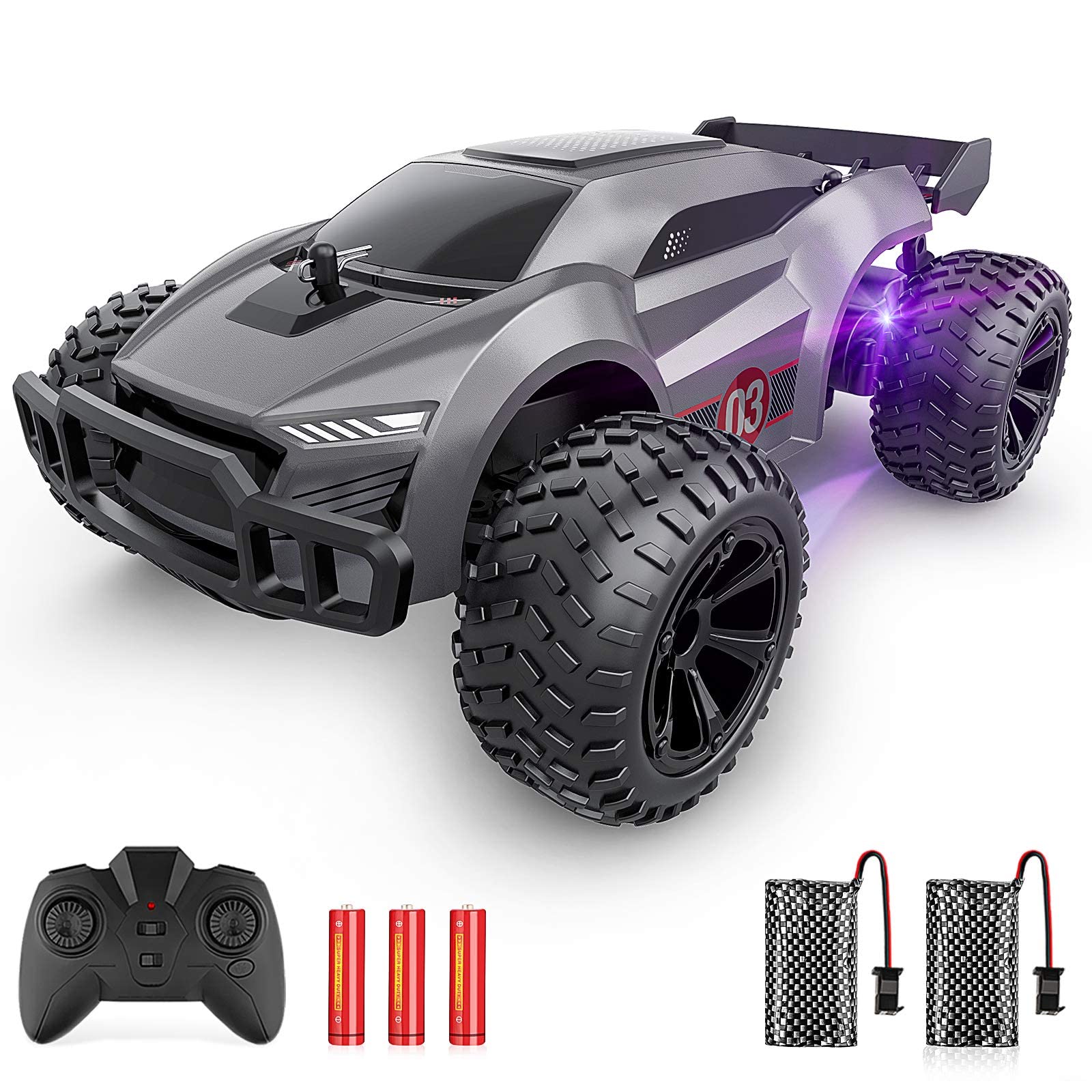 Mua EpochAir Remote Control Car  High Speed , Offroad Hobby Rc  Racing Car with Colorful Led Lights and Rechargeable Battery,Electric Toy  Car Gift for 3 4 5 6 7 8