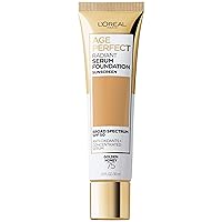 L'Oreal Paris Age Perfect Radiant Serum Foundation with SPF 50, Golden Honey, 1 Ounce