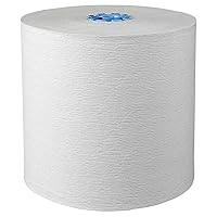 Kleenex® Hard Roll Paper Towels (25637), with Premium Absorbency Pockets™, for Blue Core Dispensers, White, (700'/Roll, 6 Rolls/Case, 4,200'/Case)
