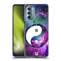Head Case Designs Purple Nebula Yin and Yang Collection Soft Gel Case Compatible with Motorola Moto G Stylus 5G (2022)