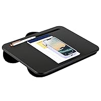 LAPGEAR Compact Lap Desk - Black - Fits up to 15 Inch Laptops - Style No. 43108
