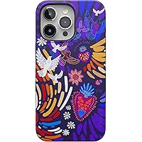 Casely iPhone 15 Pro Max Case | Viva La Vida | Frida Kahlo Floral Collage | Bold Case | Compatible with MagSafe and Action Button