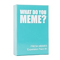 WHAT DO YOU MEME? Fresh Memes #1 Expansion Pack Designed to be Added to Core Game