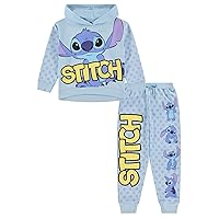 Disney Girls Stitch & Angel Fleece Sweatshirt & Jogger Set - Girls 2t-16