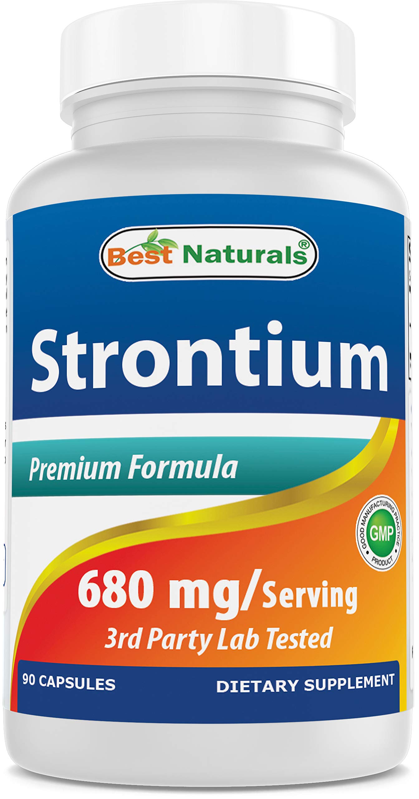 Best Naturals Strontium Bone Building Formula 680mg/serving 90 Capsules