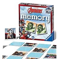 Ravensburger 22313 Marvel Avengers-Mini Memory Kids Age 3 Years and Up-A Classic Picture Snap Matching Pairs Game