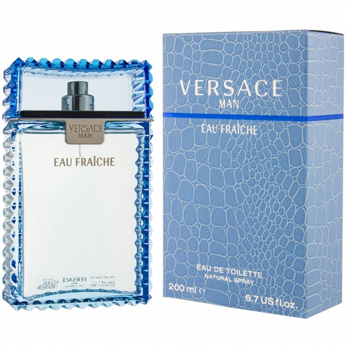 Versace Man Eau Fraiche for Men Eau de Toilette Spray , 6.7 Fl Oz