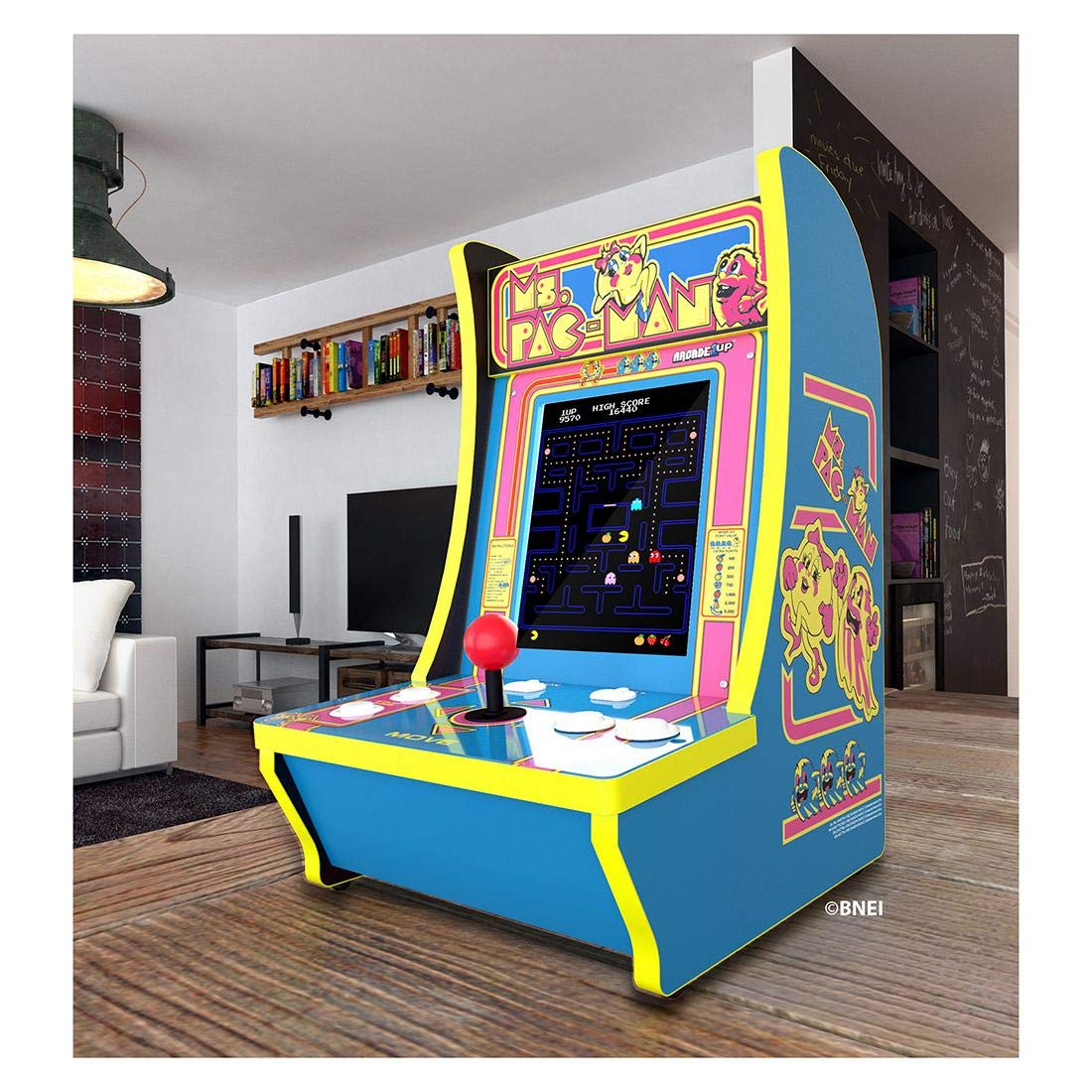 MSP Arcade1Up MS.Pac-Man Counter-Cade - 4 Games in 1