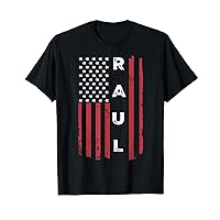 Raul USA Flag American Flag Patriotic T-Shirt