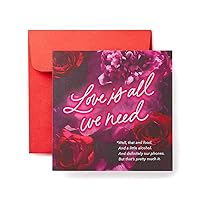 American Greetings Funny Valentines Day Card for Husband, Wife, Boyfriend, Girlfriend or Significant Other (Love and Food)