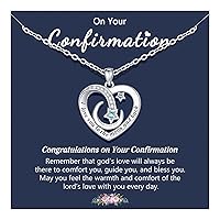 To My Granddaughter/Daughter/Niece/Bonus Daughter Gifts Girls Necklace, Birthday Christmas Valentines Day Gifts, I Love You to The Moon and Back Necklace