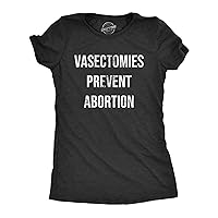 Womens Vasectomies Prevent Abortion Tshirt Funny Reproductive Rights Protest Graphic Tee