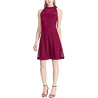 Women's Lace Fit & Flare Dress