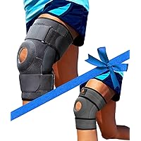 Sparthos Hinged Knee Brace [Size XXL] x Knee Brace with Spring Stabilizer [Size XXL]