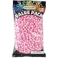 The Beadery Pink Bead, 900 Count
