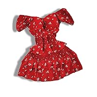 Beuatiful Red Floral Dress/Size M/