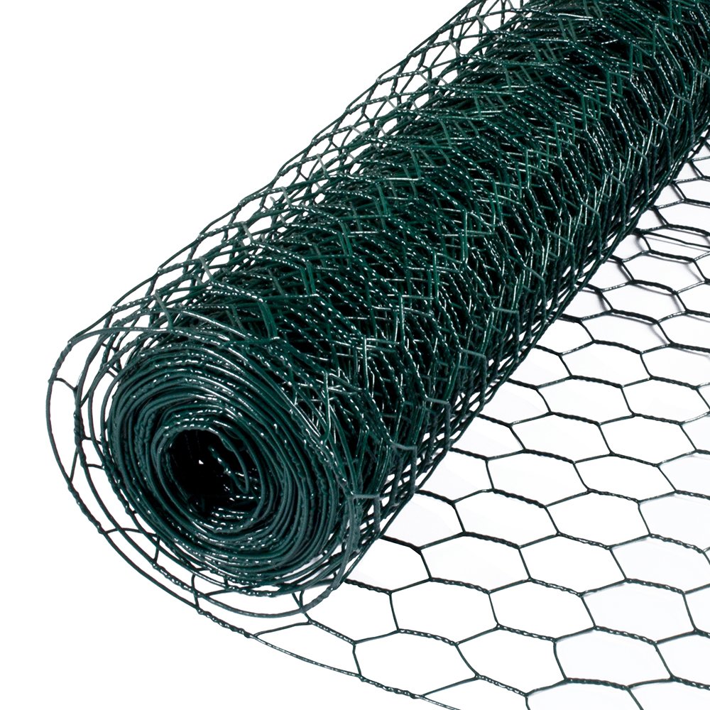 YARDGARD US Title 308452B Poultry Netting Fence 2 Foot x 25 Foot, Color-Green