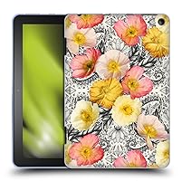 Head Case Designs Officially Licensed Micklyn Le Feuvre Collage of Flowers and Pattern Florals 2 Soft Gel Case Compatible with Fire HD 8/Fire HD 8 Plus 2020