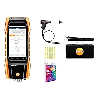 testo 300 I Residential and Commercial Combustion Analyzer Kit with optional bluetooth printer I CO Meter for flue gas, draft, differential pressure and ambient CO levels of heating systems