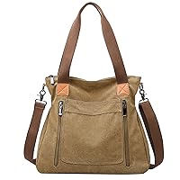 Timsa Women's Crossbody Bag, Large Capacity, Tote Bag, Shoulder Bag, Small, Large Capacity, Lightweight, Canvas, Dividers, Solid, 2-Way Mini Tote Bag, Mini Bag, Mother's Bag, Lunch Bag, Handbag, Freestanding