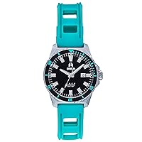 Shield Reef Strap Watch w/Date - Turquoise