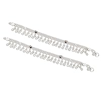 Shubham Jewellers Rehti Pure 70% Kailash Silver Payal/Anklets for Girls and Boys, Payal Kailash A1