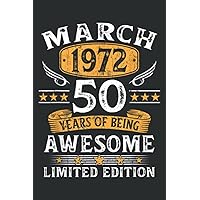 March 1972 50 Year Old Gifts 50Th Birthday Gifts for Men Meme: DOG JOURNAL - 6