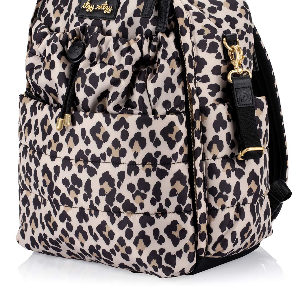 Itzy Ritzy Baby-Unisex's Backpack, Leopard, 14.5x8.5x16 Inch (Pack of 1)