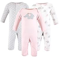 Hudson Baby baby-girls Cotton Coveralls