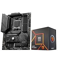 INLAND Micro Center AMD Ryzen 9 7900X 12-Core 24-Thread Unlocked Desktop Processor Bundle with MSI MAG B650 Tomahawk WiFi AM5 DDR5 Gaming Motherboard