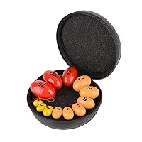 Wooden Prader Orchidometer, Prader Balls, Endocrine Rosary for Endocrinologist and Pediatrician to Measuring Testis Scale Vertical