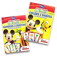 Mickey Mouse Clubhouse Learning Card Games Bundle - Numbers + Counting & Colors + Shapes