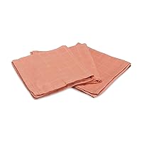 Kind Collection 100% Organic Cotton Plant-Dyed Dish Cloths, Set of 3, Pomegranate