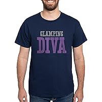 CafePress Glamping Diva Dark T Shirt Graphic Shirt